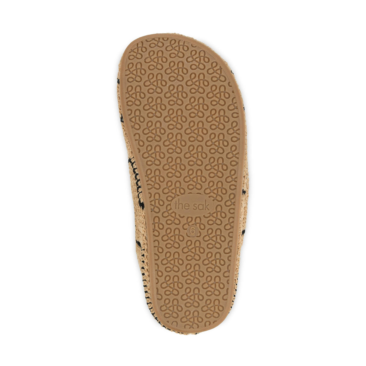 The Sak Bolinas Ripple Clog - Hand Crochet - Bamboo Black Ripple