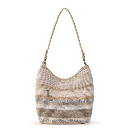The Sak Sequoia Hobo - Hand Crochet - Sand Stripe