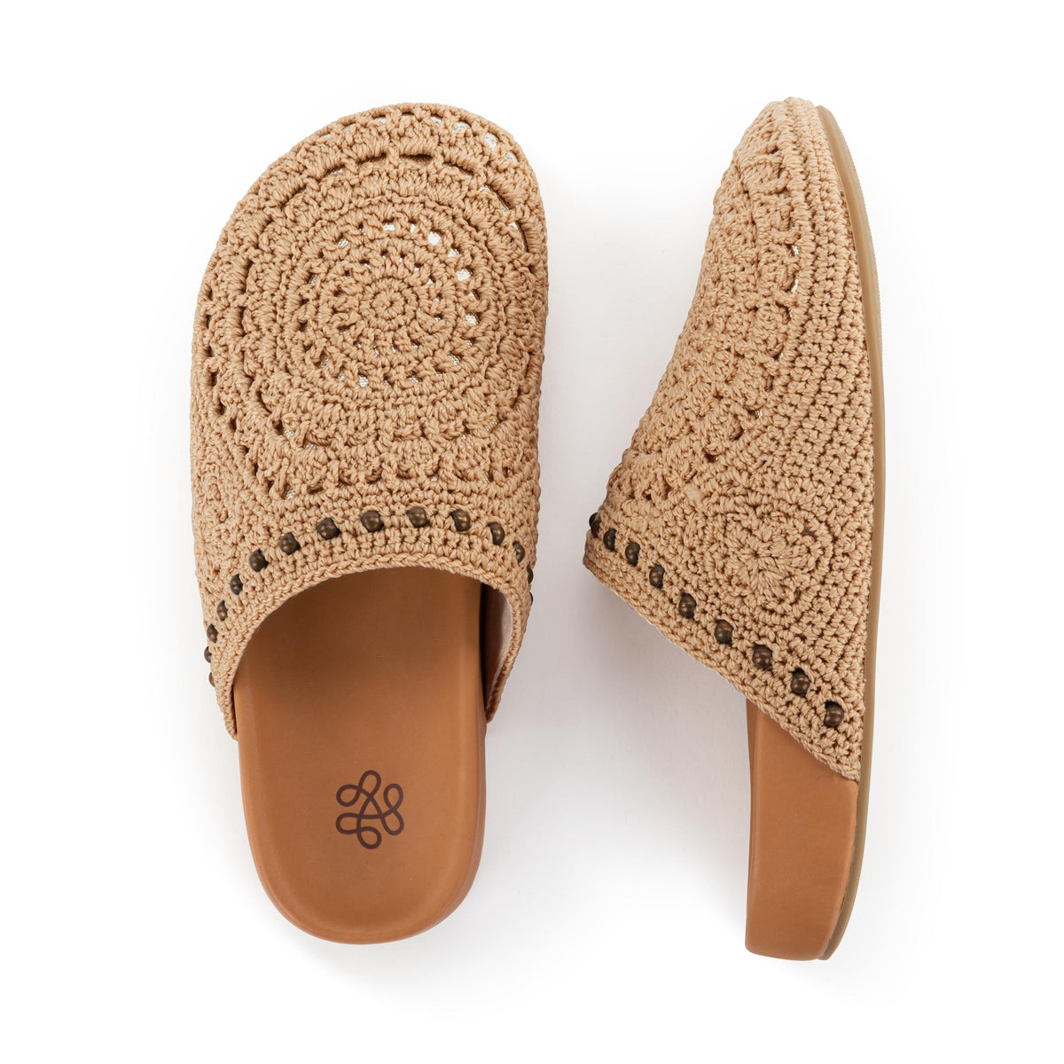 The Sak Bolinas Clog - Hand Crochet - Bamboo Medallion