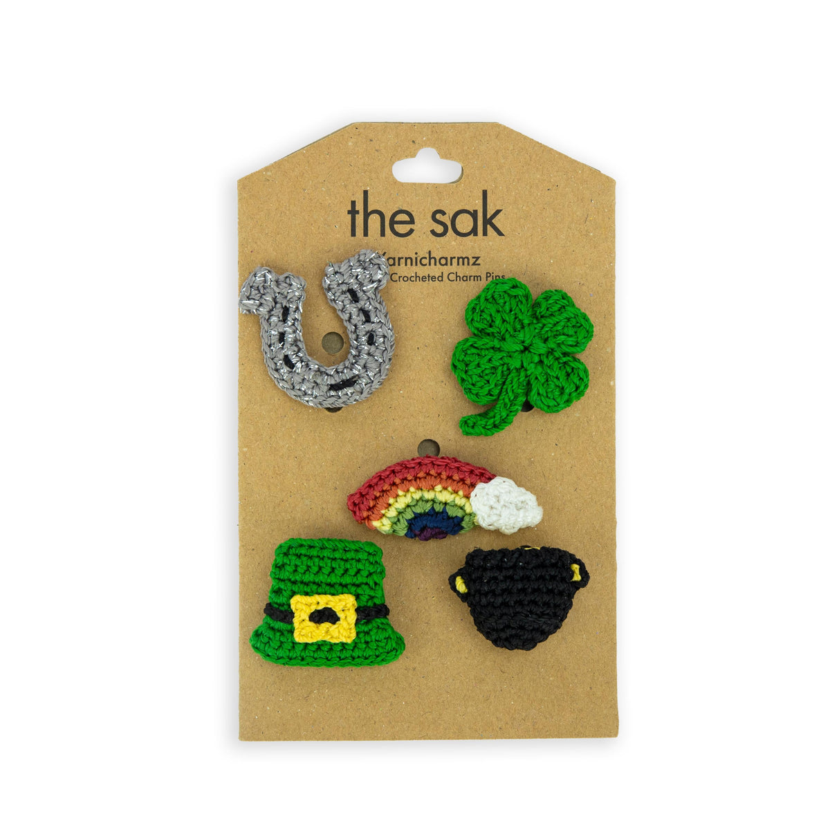 The Sak Yarnicharmz 5 Pack - Hand Crochet - St Pattys