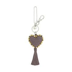 Hand Crochet - Mushroom Tonal Heart