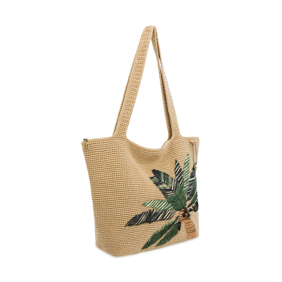 The Sak Sola Carryall Tote - Hand Crochet - Palm Tree