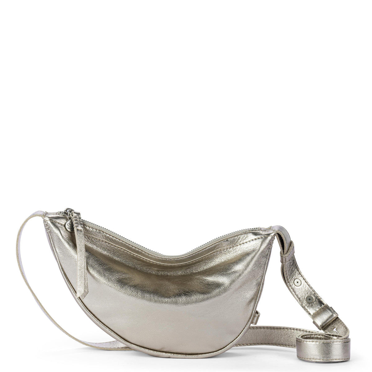 The Sak Tess Crescent Sling - Leather - Pyrite