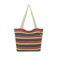 Hand Crochet - Rainbow Stripe