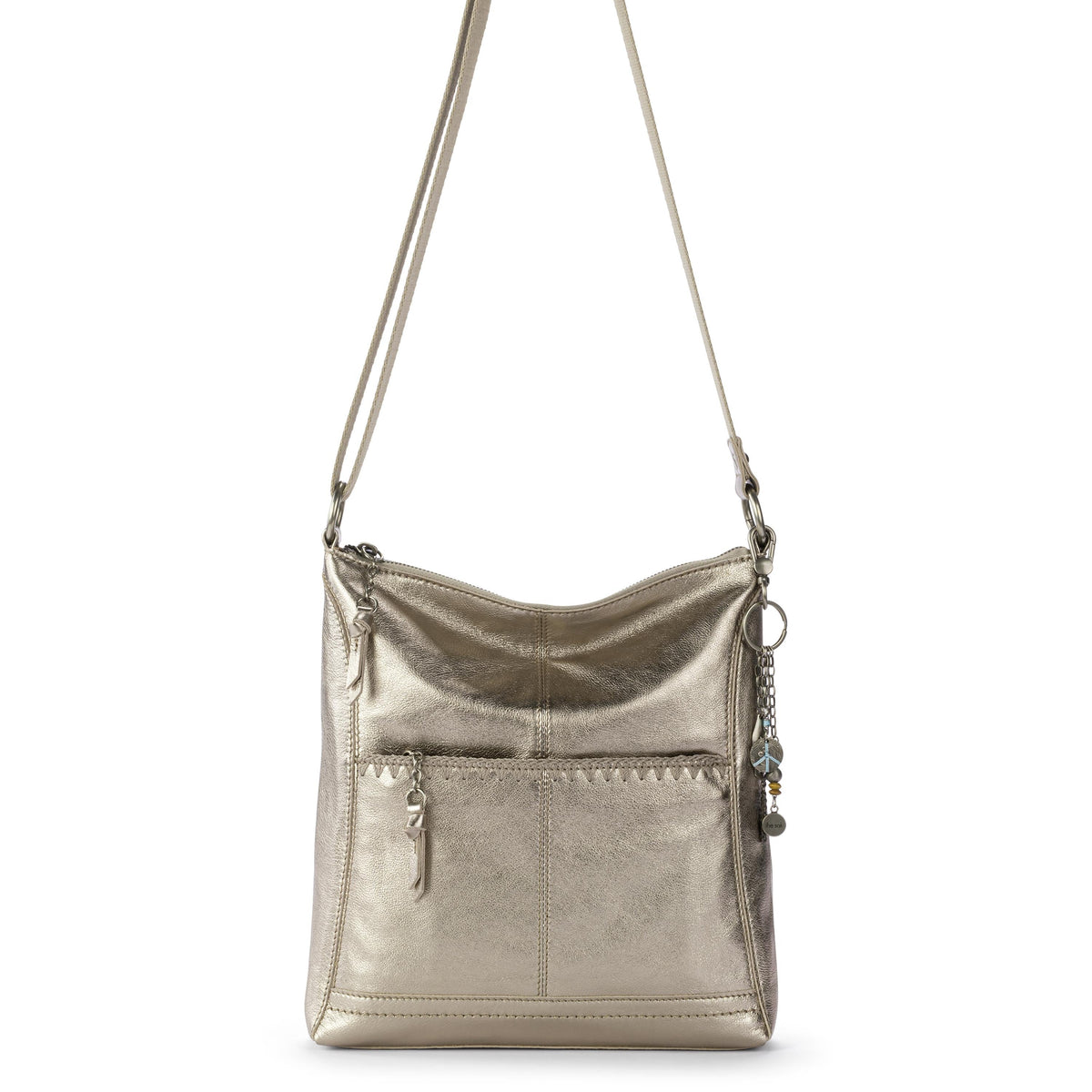 The Sak Lucia Crossbody - Leather - Pyrite Stitch