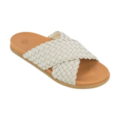 Leather - Woven Stone