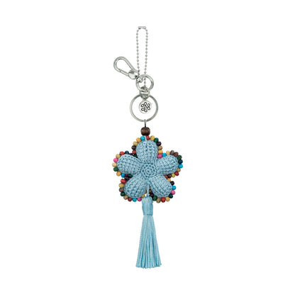 The Sak Yarnicharmz Dangle - Hand Crochet - Dream Blue