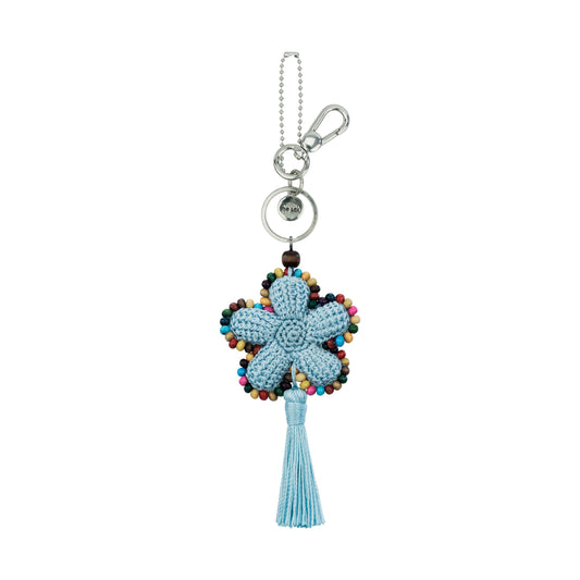 The Sak Yarnicharmz Dangle - Hand Crochet - Dream Blue