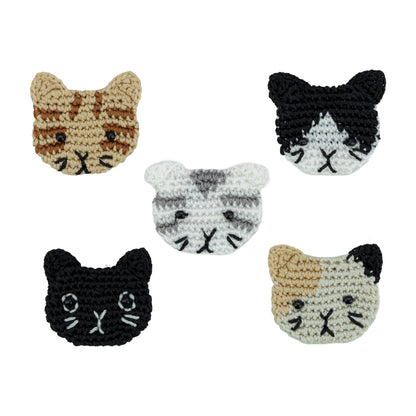The Sak Yarnicharmz 5 Pack - Hand Crochet - Cats
