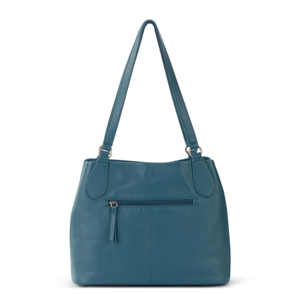 The Sak Melrose Satchel - Leather - Deep Teal