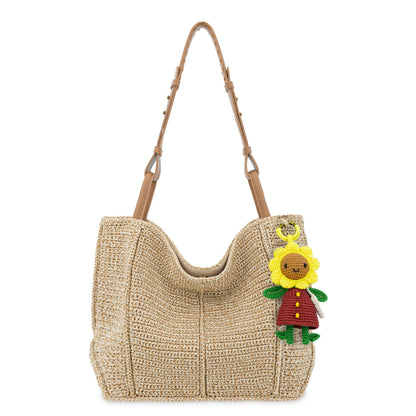 The Sak Sunbudz Sunflower Dangle - Hand Crochet - Sunnee