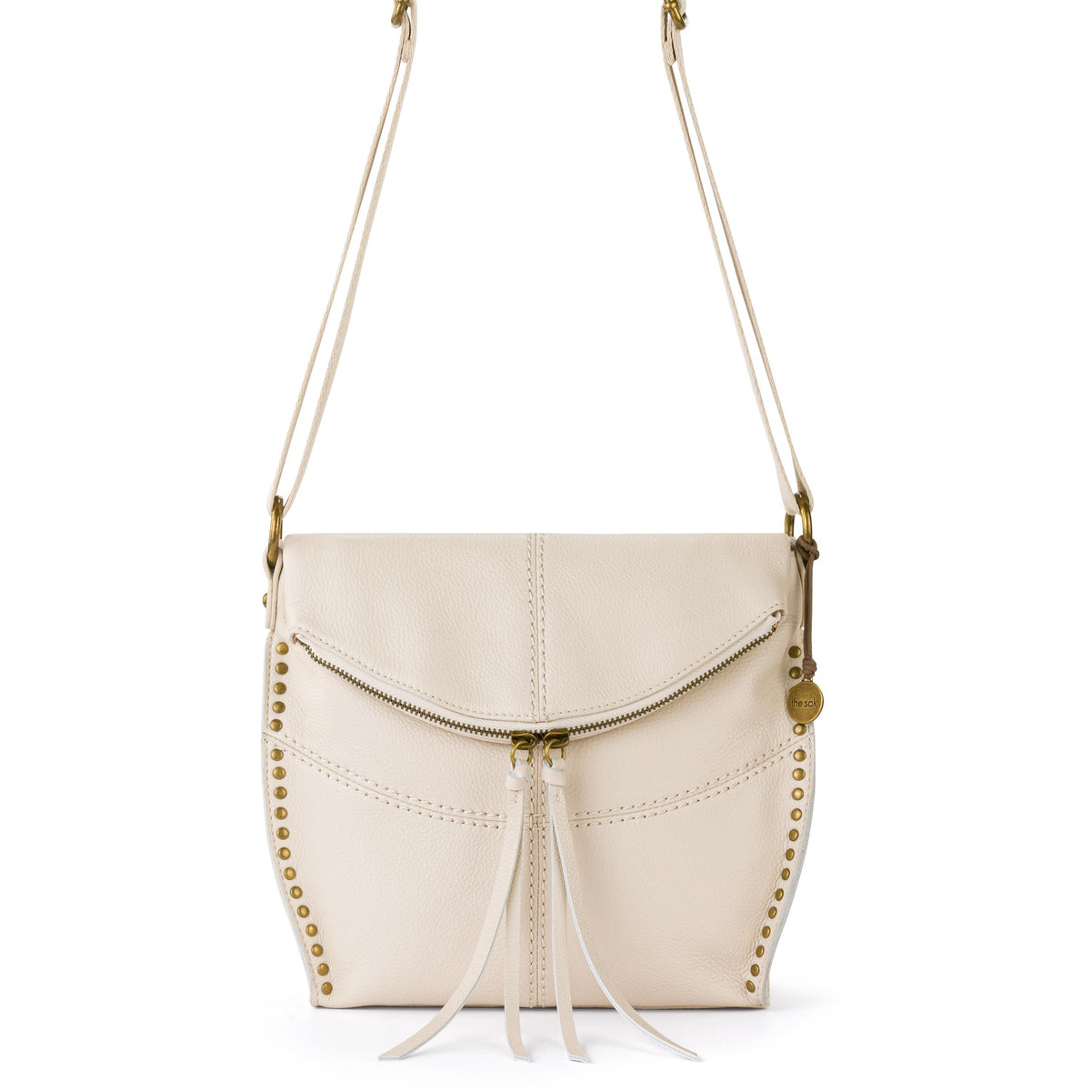 The Sak Silverlake Flap Crossbody - Leather - Stone
