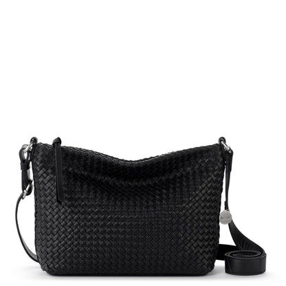 The Sak Melrose Crossbody - Leather - Black Woven
